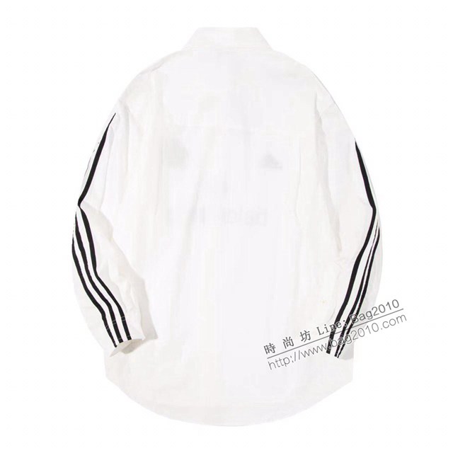 Balenciaga專櫃巴黎世家2023FW新款印花刺繡襯衫 男女同款 tzy2964